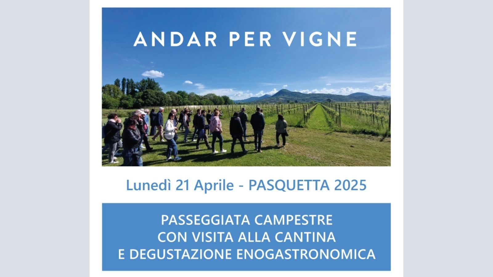 Pasquetta in cantina Nevio Scala