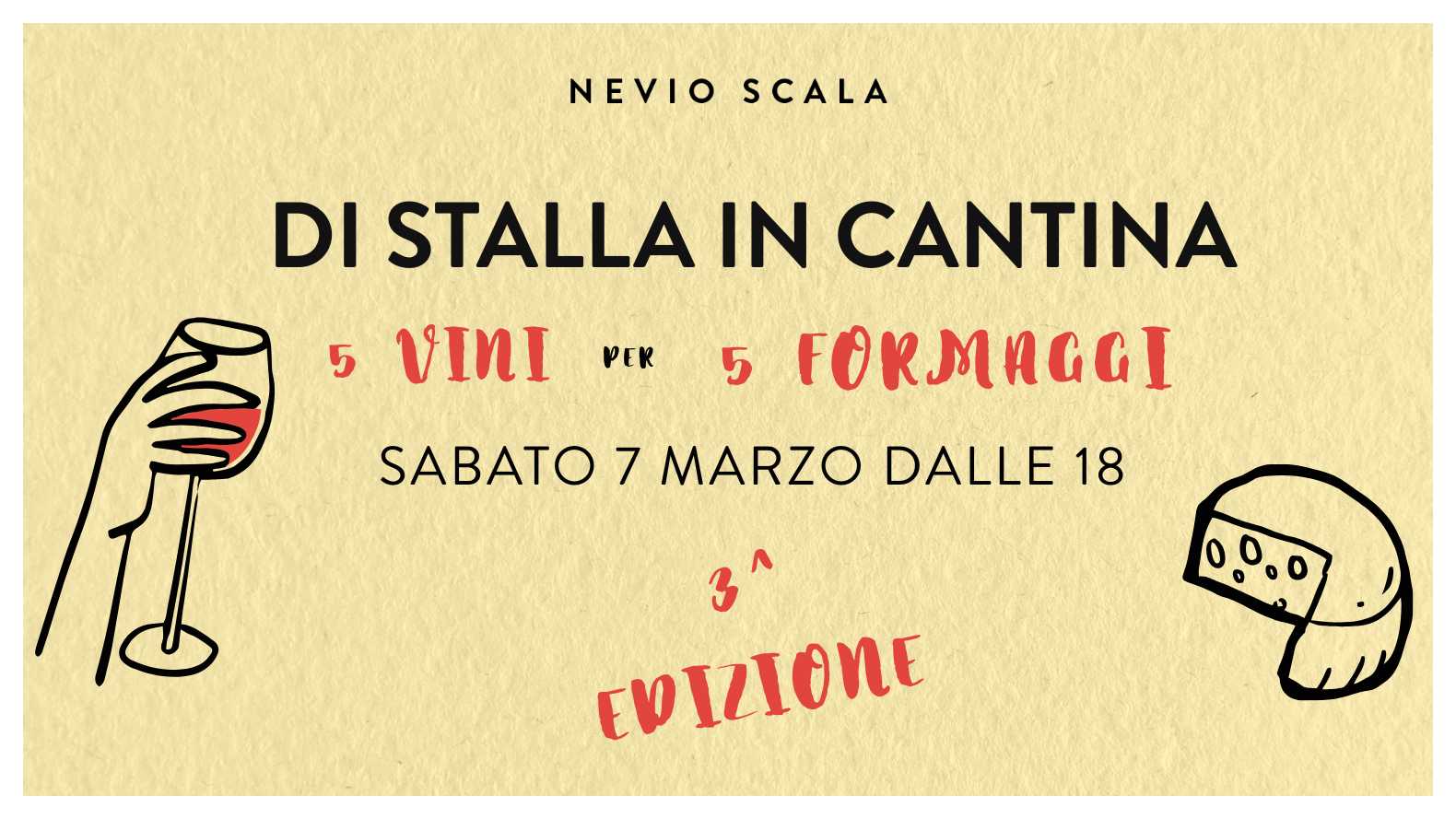 Sabato 7 marzo “DI STALLA IN CANTINA 3 Edizione