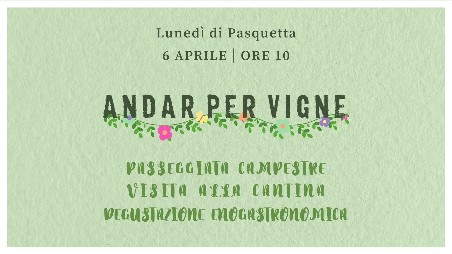 Andar per vigne a Pasquetta! Cantina Nevio Scala