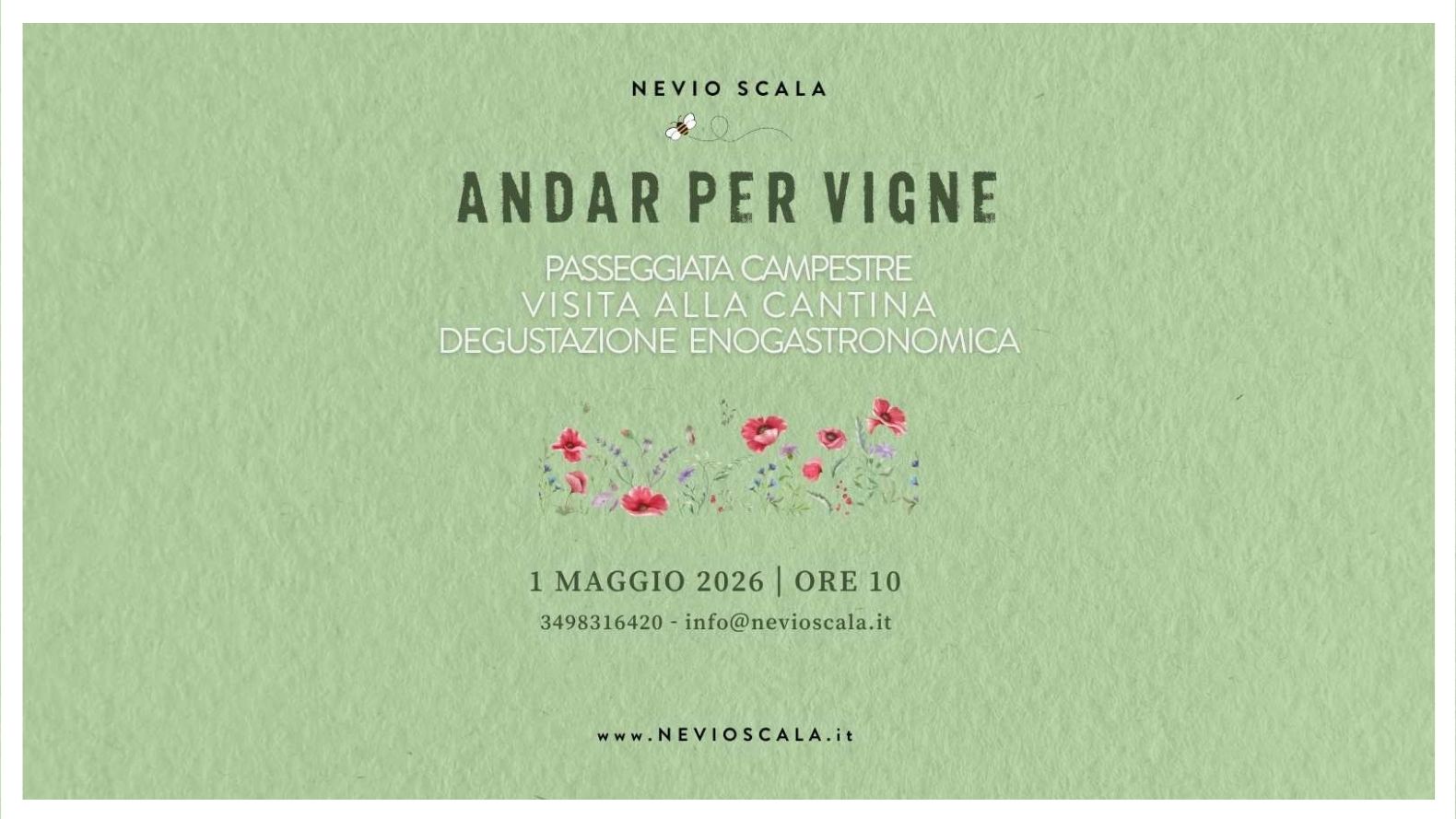 I maggio in cantina Nevio Scala