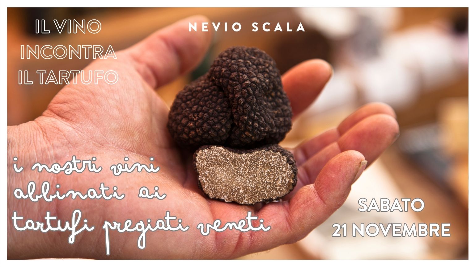 Sabato 21 novembre “TARTUFI PREGIATI VENETI IN CANTINA”